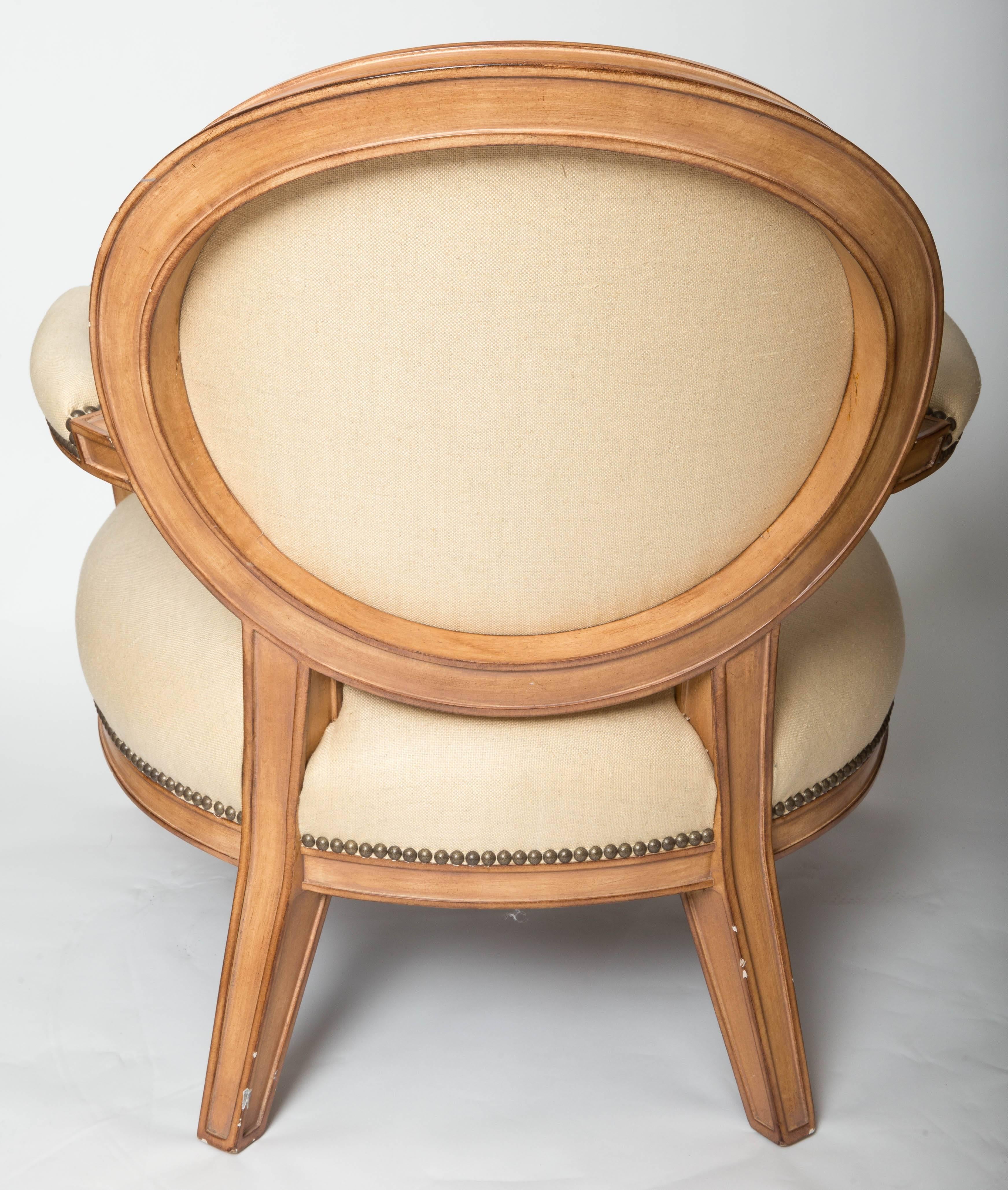Pair of Brunschwig and Fils Upholstered Chairs  In Good Condition In New York City, NY
