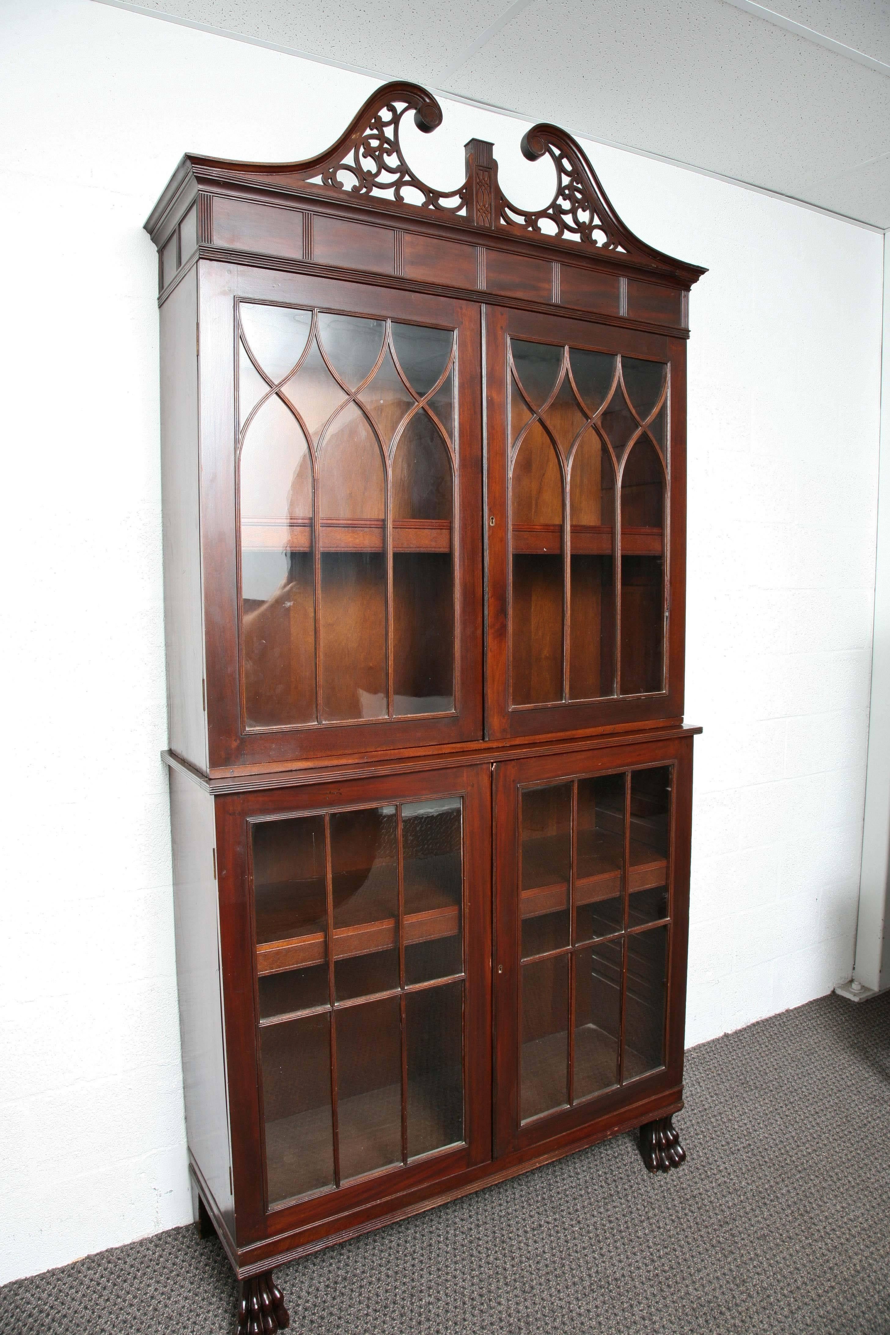 American Superb 19th Century Mahogany Bookcase