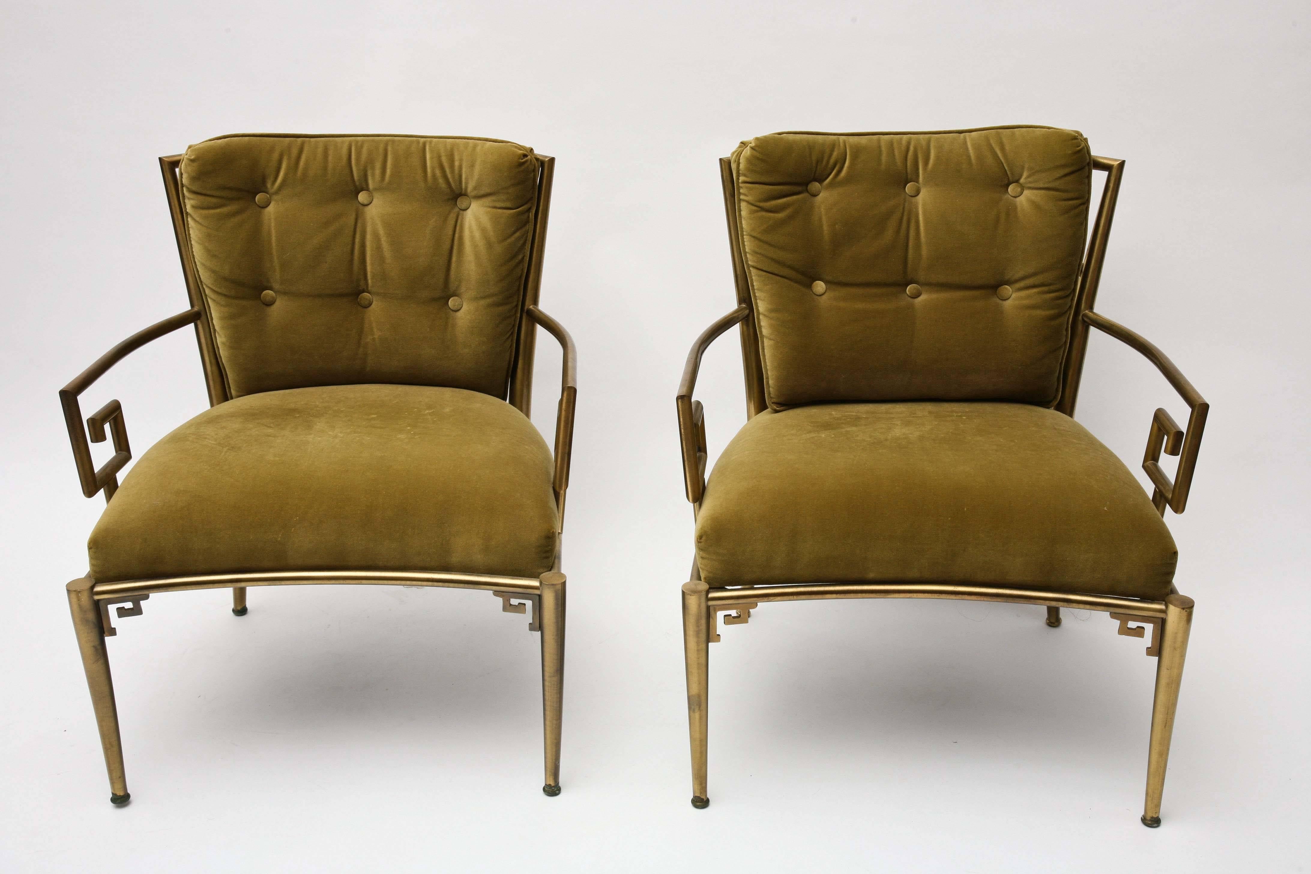 Weiman/Warren Lloyd Chinese lounge chairs. Good size and patina.
