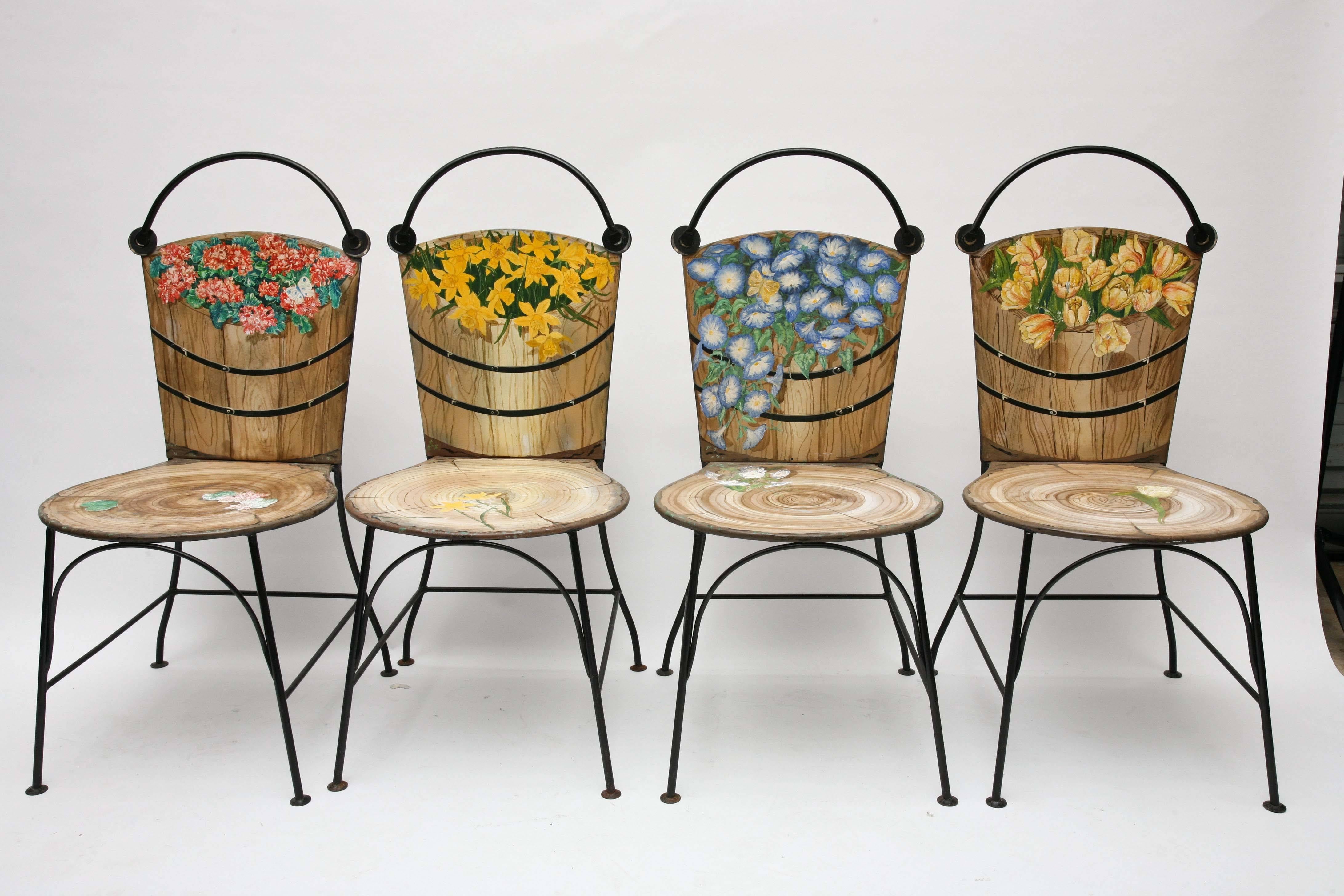 Rare John Vesey Garden Chairs 4