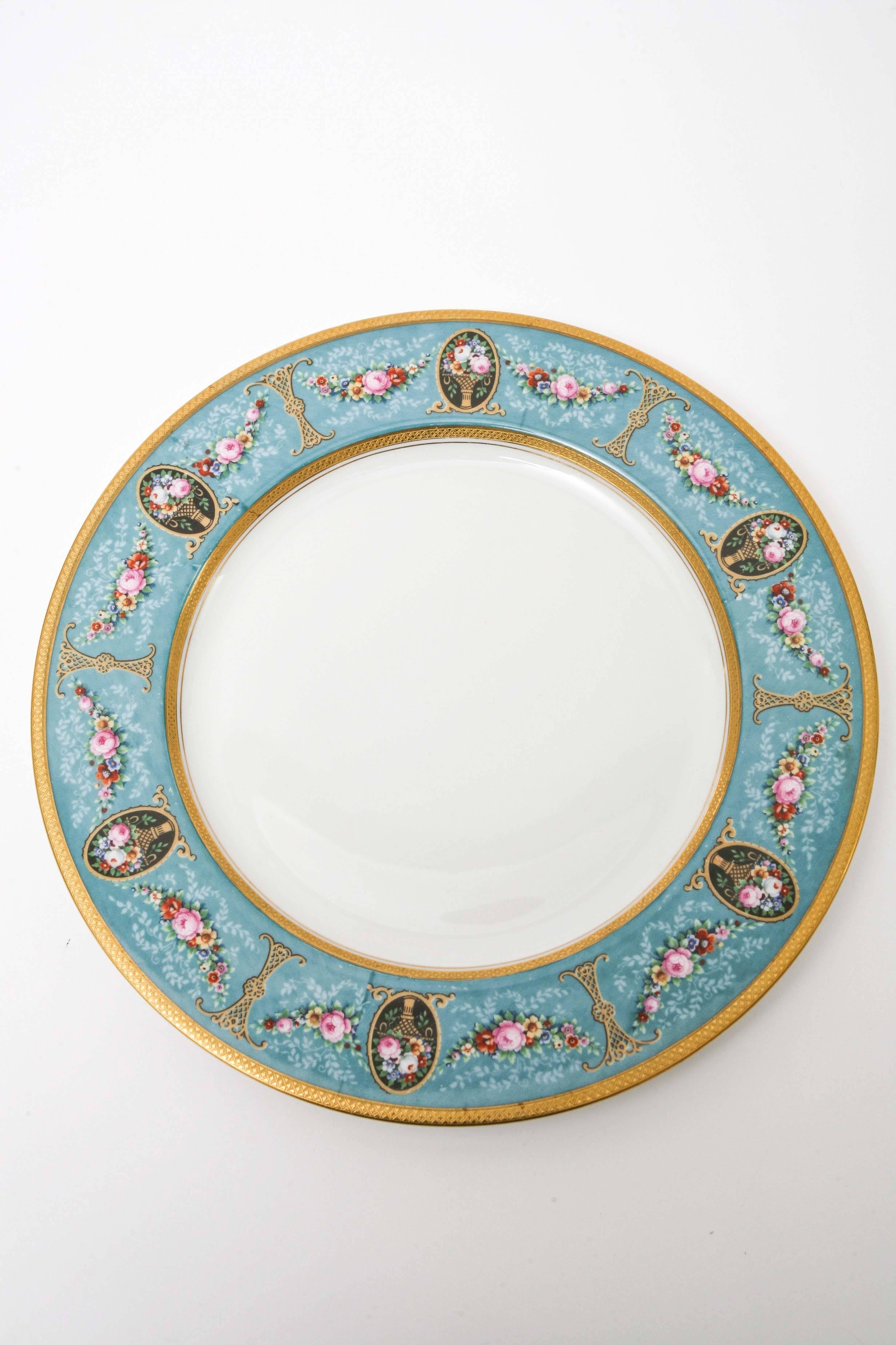 vintage turquoise dishes