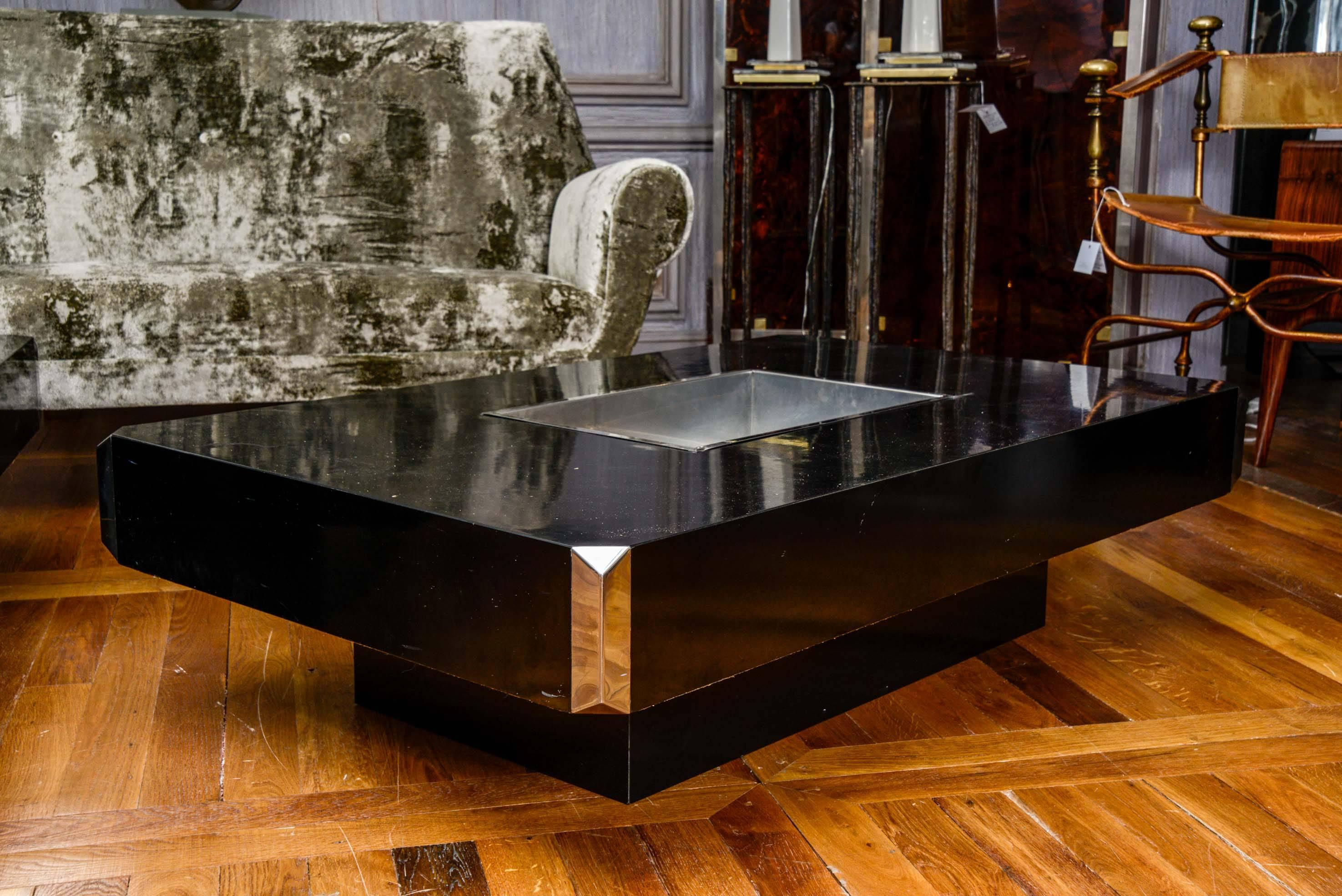Late 20th Century Pair of Alveo Coffee Tables by Willy Rizzo