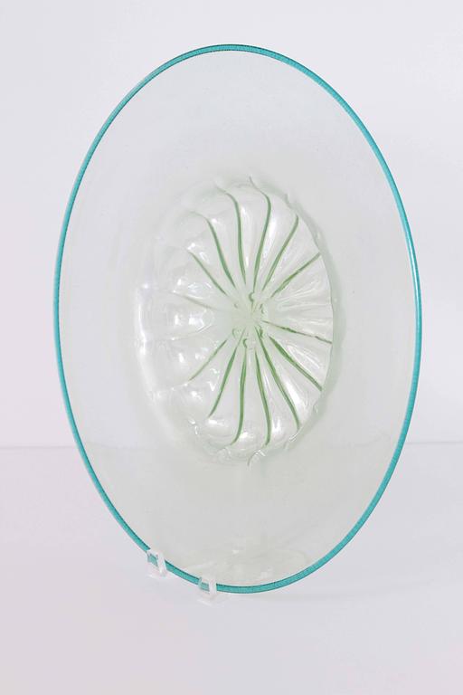 Large Glass Plate at 1stDibs