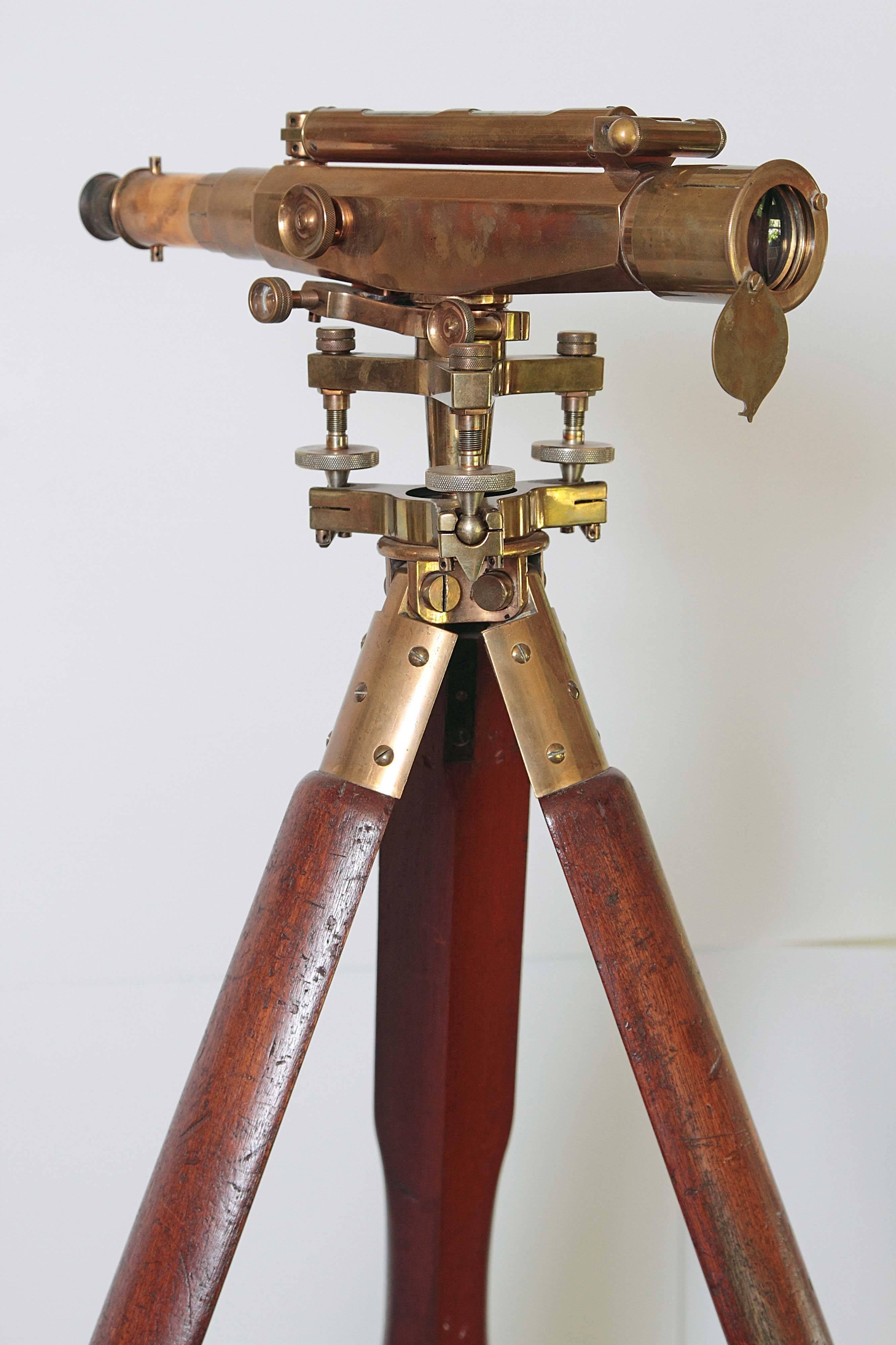 19th Century Surveyor by A.G. Thornton on Manchester In Excellent Condition In Dallas, TX