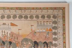 Large Pichhavai Painting Framed in an Acrylic Custom Box