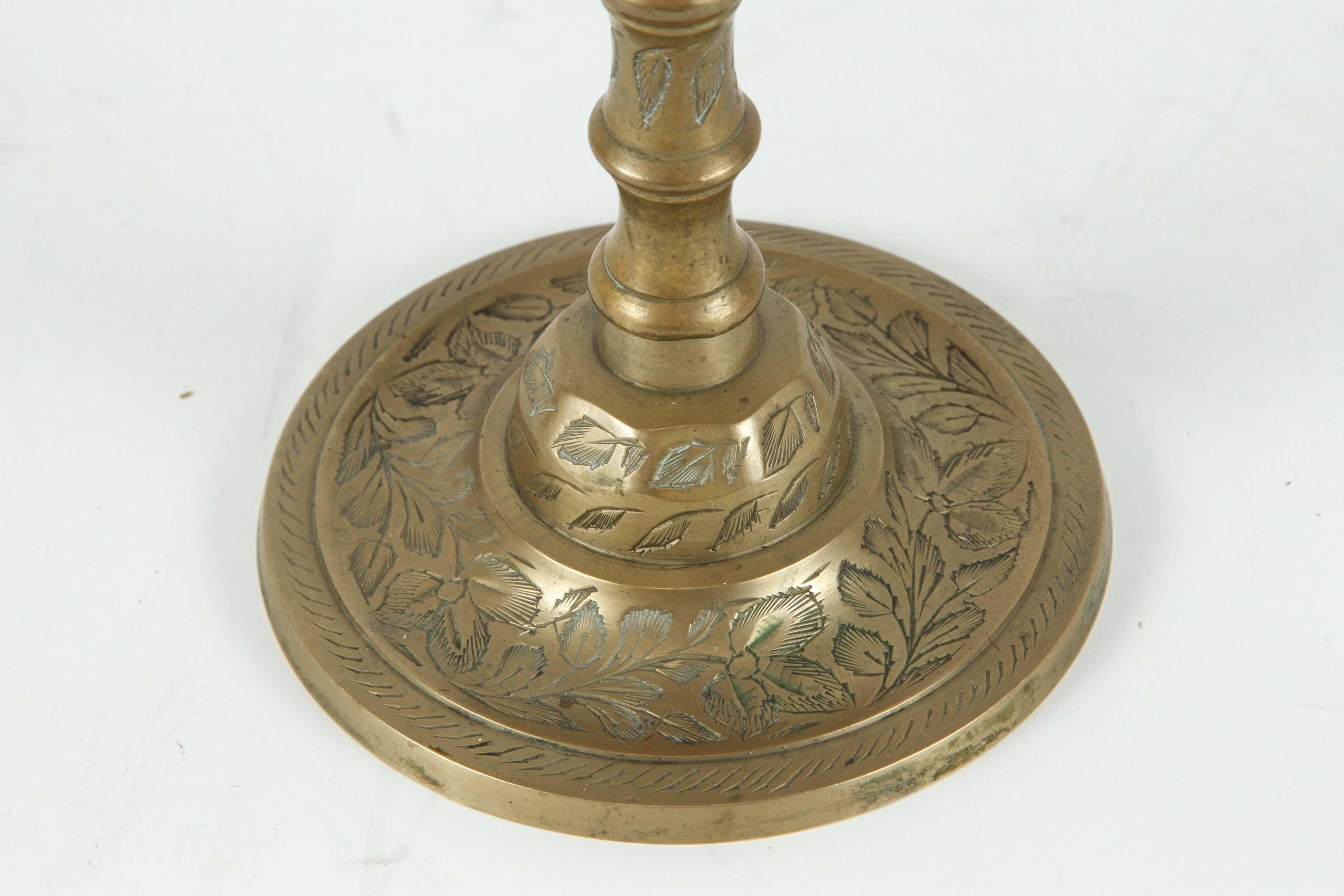 victorian hand candle holder