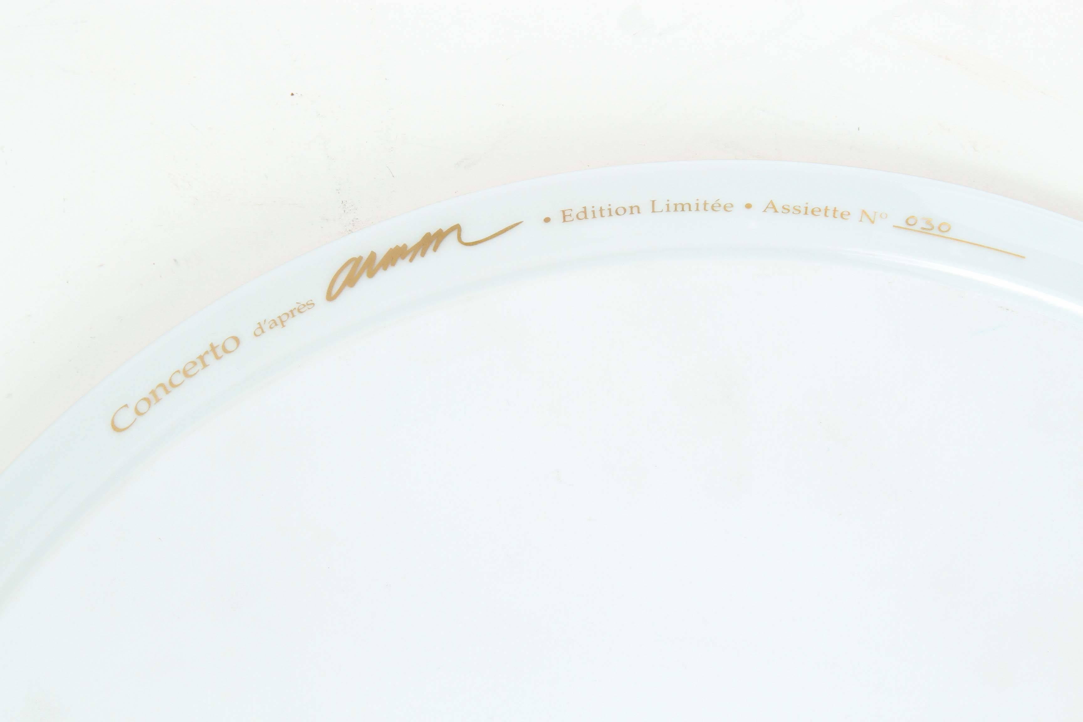 20th Century Concerto after Arman, Limited Edition, Plate Number 30 for Rosenthal For Sale
