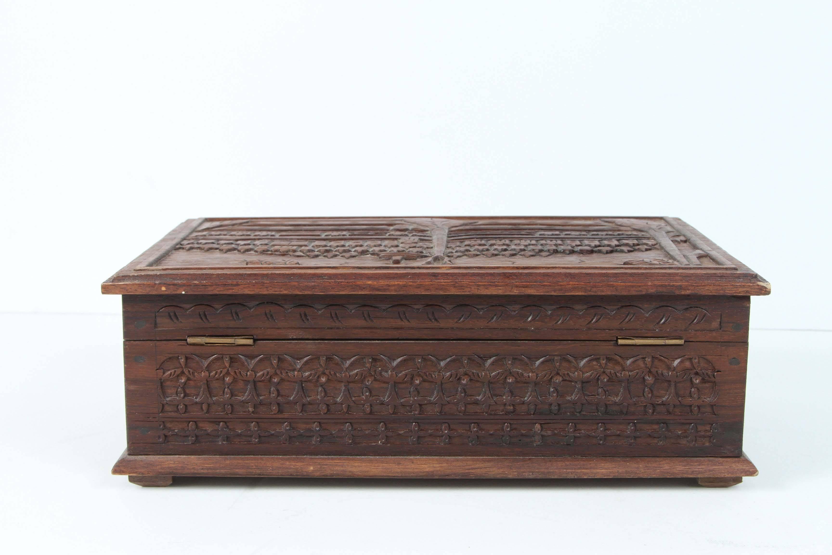 Handcrafted Anglo Indian Jewelry Box 1