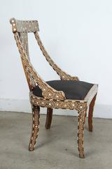 19th Century Anglo-Indian Bone Inlay Side Chair