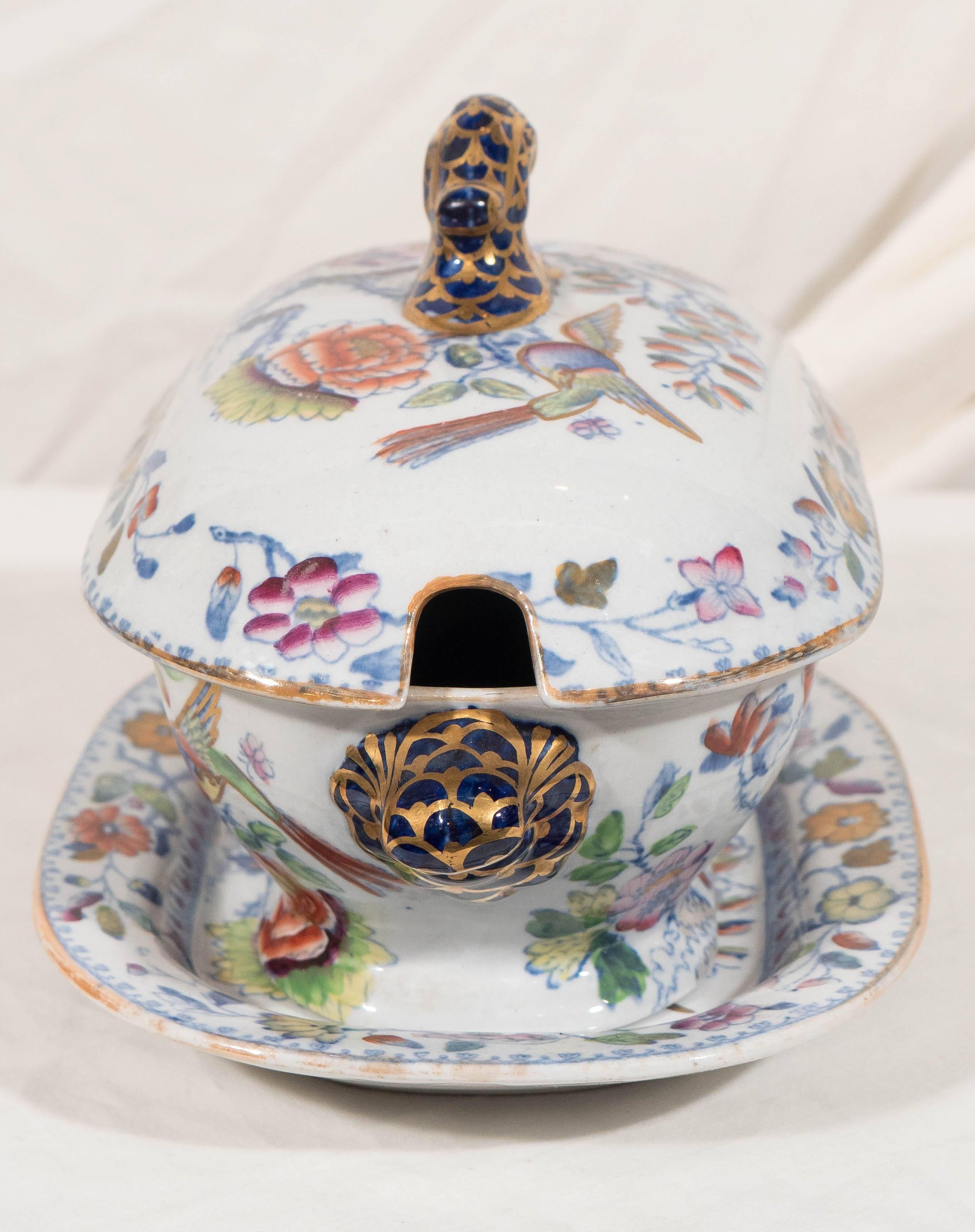 English Two Mason's Ironstone 