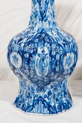 Pair of Delft Blue and White Vases