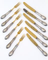Set of 12 Made in Germany Solingen Silver