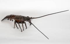 Meiji Japanese Articulated Bronze Spiny Lobster (Sculpture - Jizai)