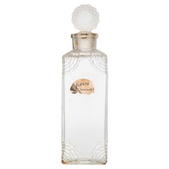 Vintage French Glass Perfume Bottle by Maison Jurelle, Sunflower