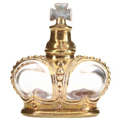 French Art Deco Crown Jewel Perfume Bottle by Prince Matchabelli