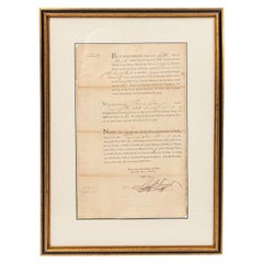 Late 19th Century Rustic Inn License in Gilt Lacquer Frame, USA