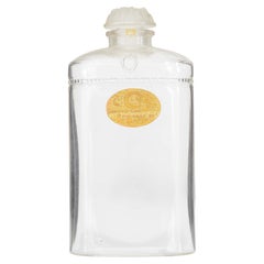 French Art Deco Lalique Perfume Bottle, COTY Chypre, 20th Century