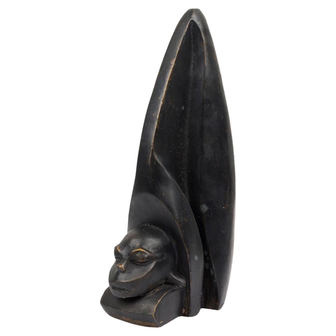Grendel Limited Edition Bronze Sculpture, Ebonized Modern Design For Sale