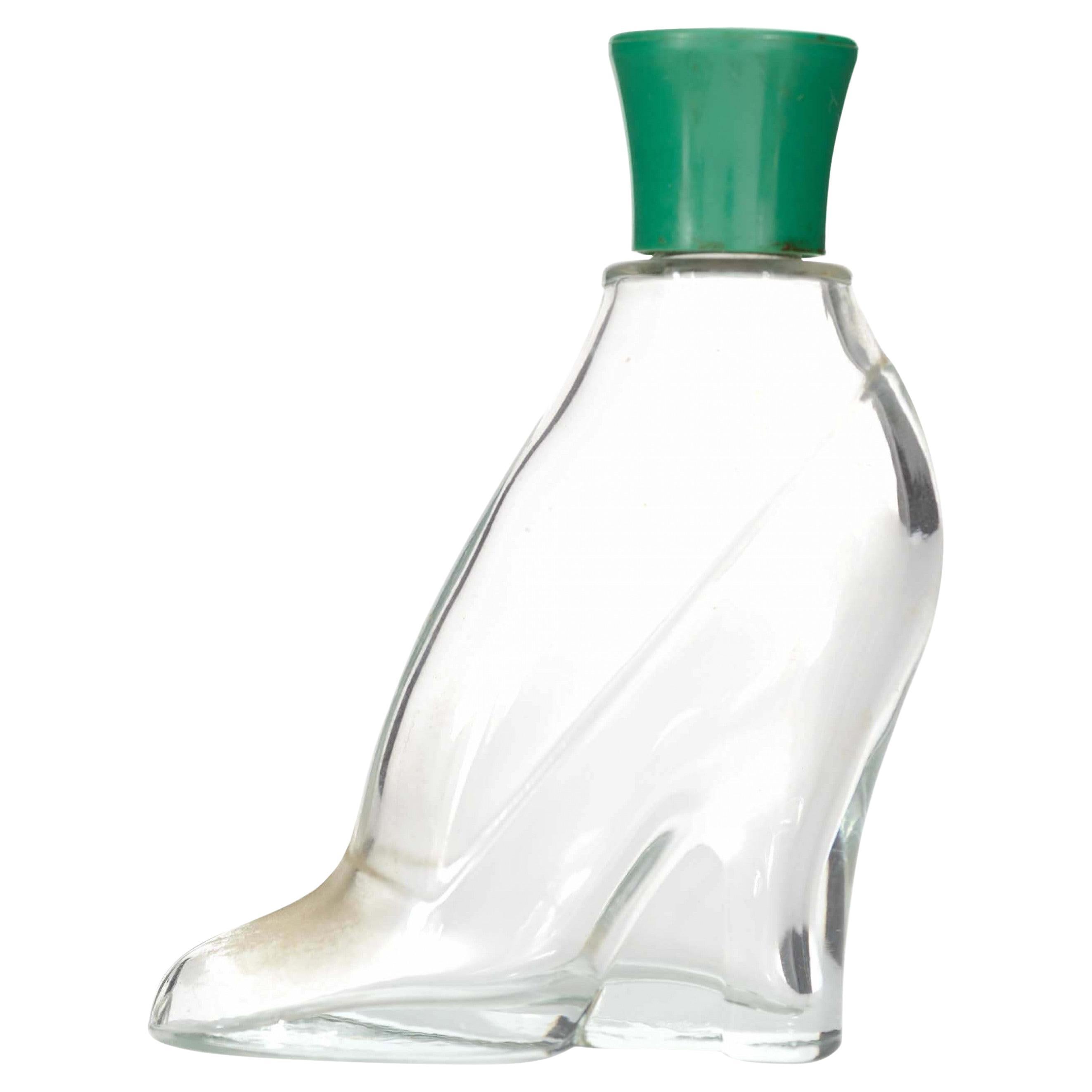 Flacon de parfum art déco français en forme de talon haut en vente