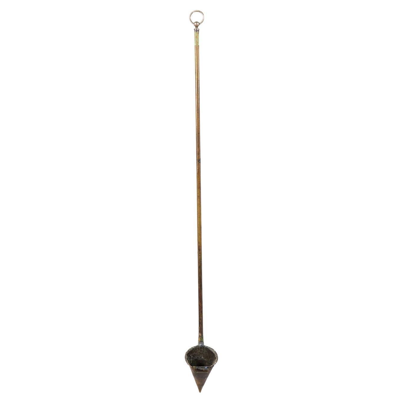 Antique Copper Candle Snuffer, American Country Style, 19th Century