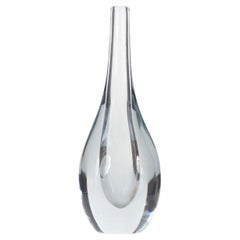 Modern Teardrop-Shaped Art Glass Vase, 20th Century, USA