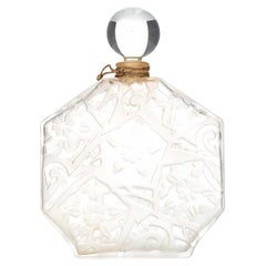 Flacon de parfum Art déco français en verre, créé par JC Brosseau pour Baccarat