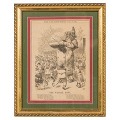 Framed Victorian Engraving 'The Wassail Bowl', 19th Century, Giltwood