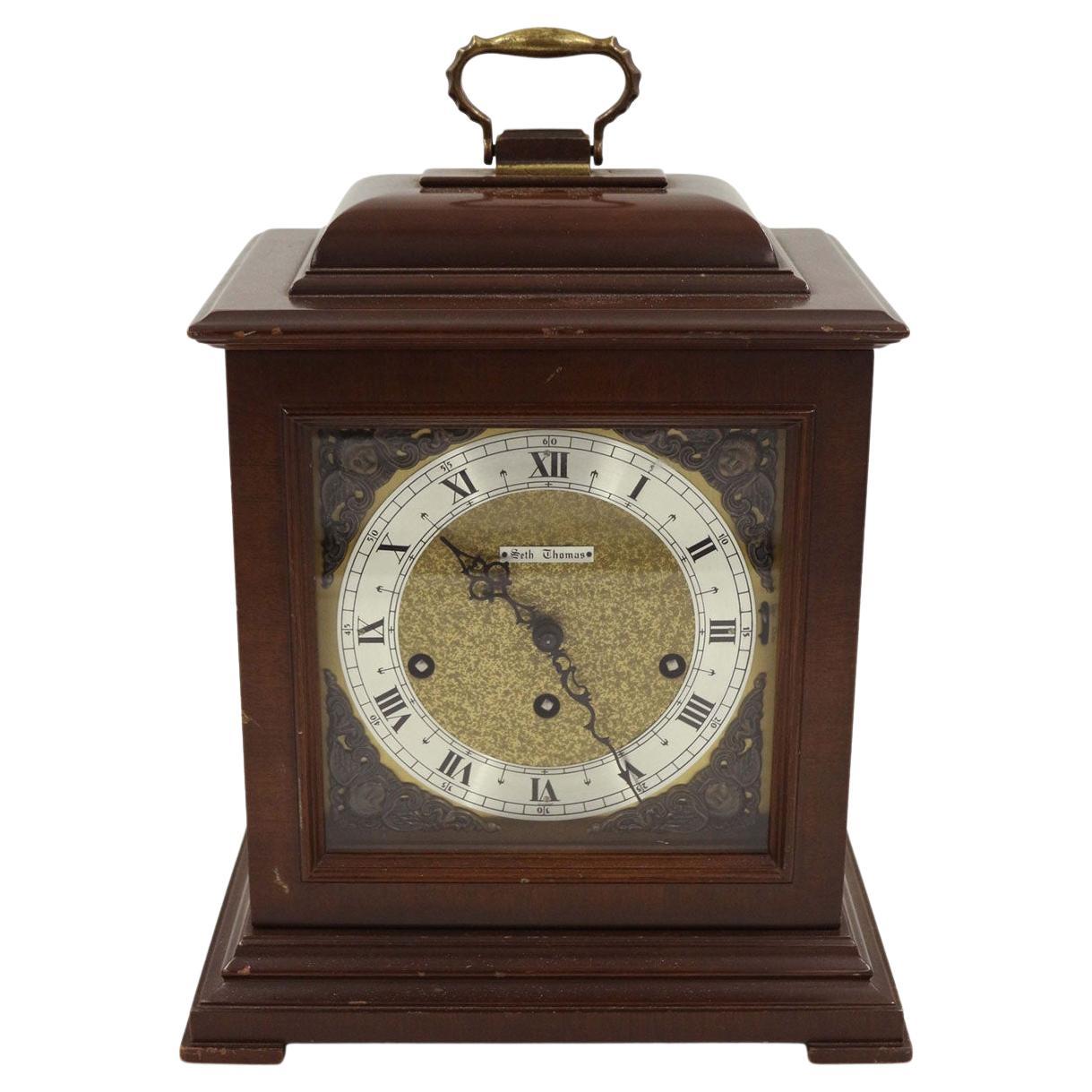 Victorian-Style Table Clocks in Mahogany, 20th Century