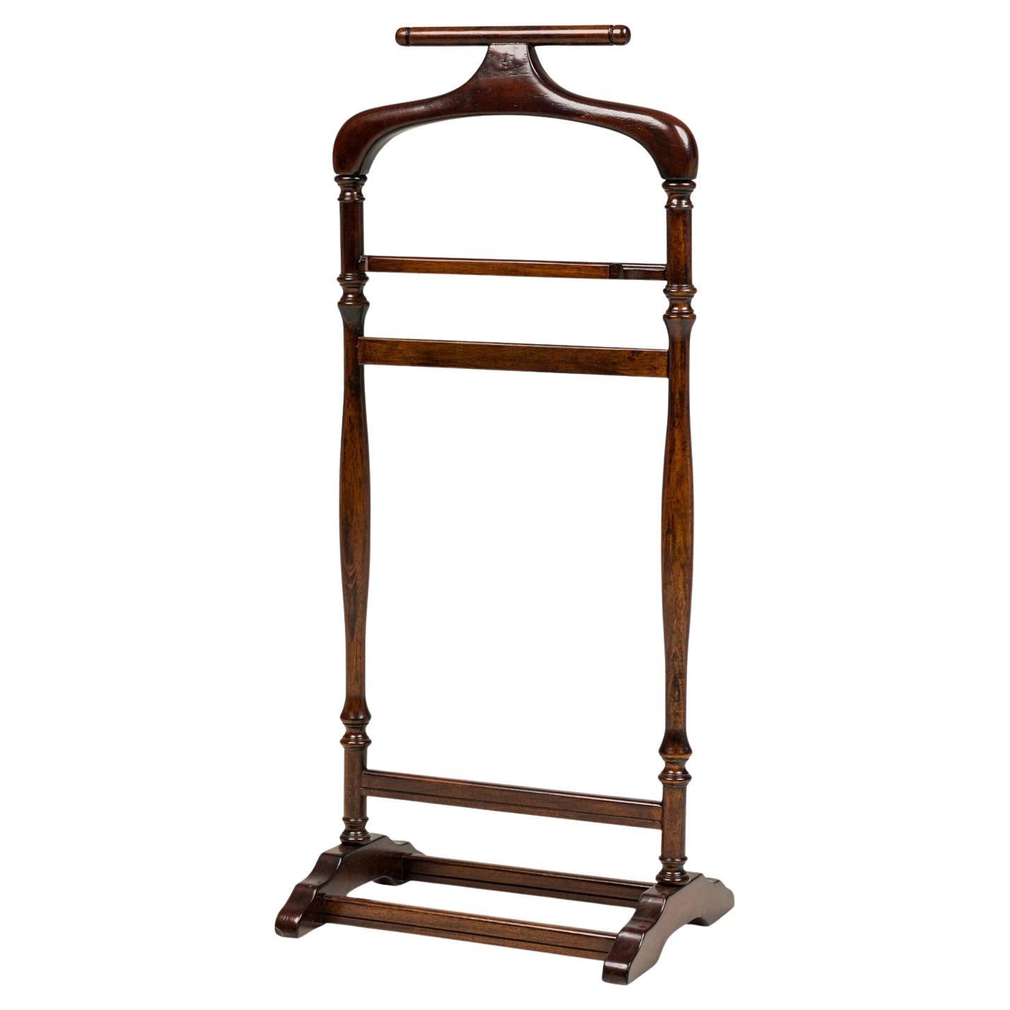 Mahagoni-Kleiderablage aus der Mitte des Jahrhunderts, modernes Design, 43\ im Angebot