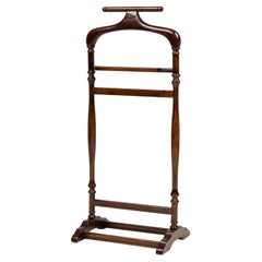 Mid-Century Mahogany Valet Stand, Modern Design, 43\
