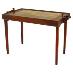 English Victorian Folding Butler Table, Painted Wood, UK, 20th Century