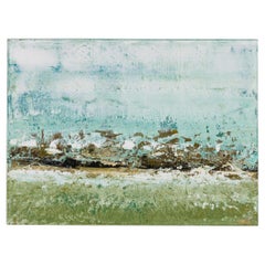 Contemporary Abstract Oil on Canvas, Mountain Landscape Art