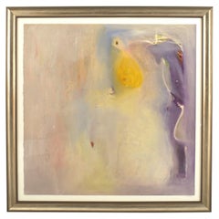 American Post-War Abstract Oil Painting, Modern Design, 20th Century