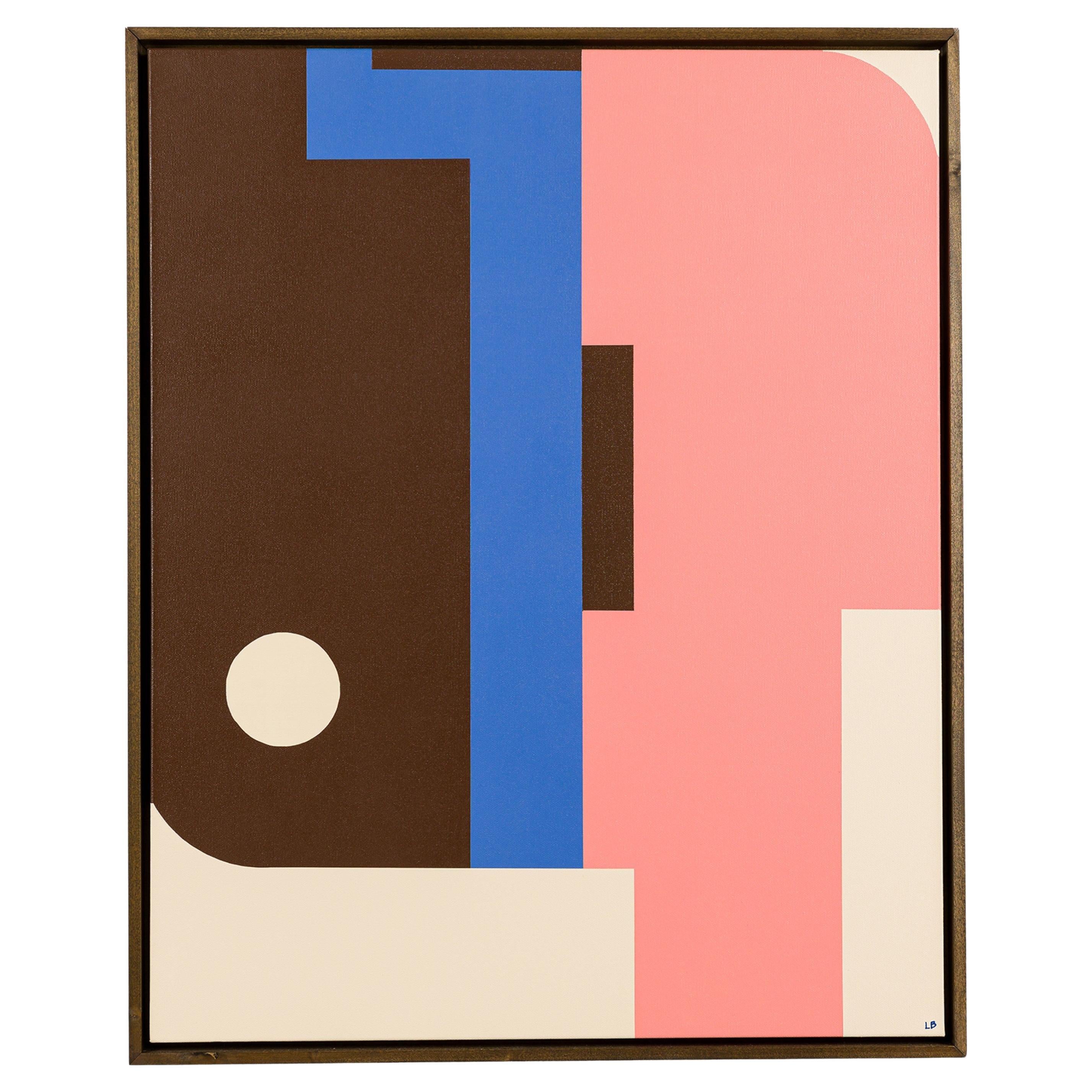 Modern Framed Acrylic Painting 'Carlstedt II' - USA For Sale