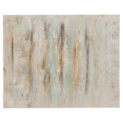 Contemporary Abstract Oil Painting on Unframed Canvas, Modern Style