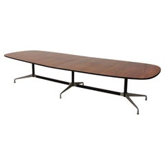Ray and Charles Eames Conference Table, Rosewood & Aluminum, USA