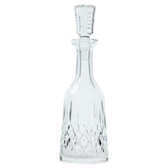 Vintage Waterford Crystal Decanter, Cut Glass, Mid-Century Modern, USA