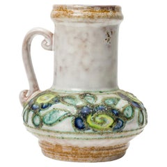 Vaso in ceramica in stile Mid-Century Modern di A. Pittalis, design della Germania dell’Est