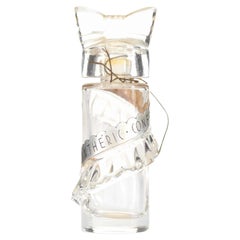French Art Deco Confetti Perfume Bottle by Lentheric, Glass Ruffles