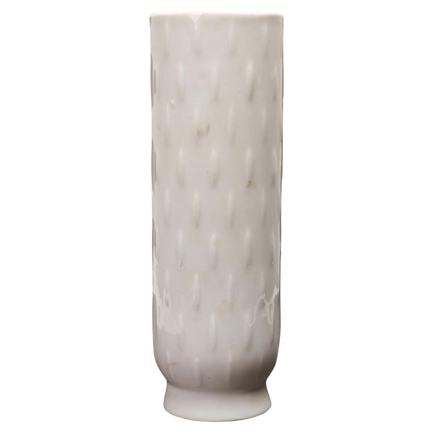 Vaso in porcellana bianca Schumann Artzberg in stile Mid-Century, 8,5\ in vendita