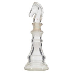 Vintage Mary Chess Glass Perfume Bottle, Knight Shape, Mid-Century