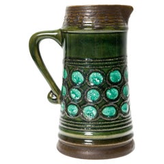 Mid-Century Modern Ceramic Pitcher by A. Pittalis, 1960s East Germany