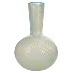 Mid-Century Italian Art Glass Bud Vase, Swirl Design, 1950s