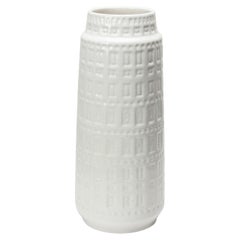 Scheurich Mid-Century Modern Ceramic Vase with 'Inka' Pattern, Germany