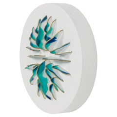 Natale Adgnot Mixed Media Wall Sculpture, Titled: "Mumyoi Lamellae"