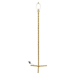 Mid-Century French Floor Lamp by Maison Baguès, Gilt Bronze Design