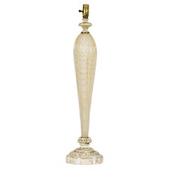 Barovier & Toso Mid-Century Glass Table Lamp, Italy, 1950s
