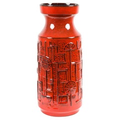 Vaso Bay Keramik di Bodo Mans, stile Mid-Century Modern, Germania