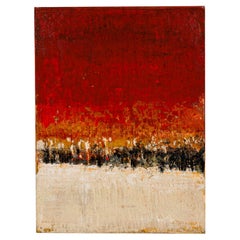 Contemporary Abstract Oil on Canvas, Untitled, Modern 20th Century