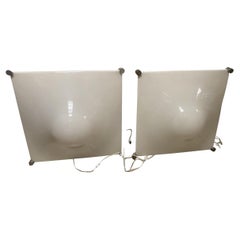Pair of Elio Martinelli Italian Mid-Century "La Bolla" Wall / Ceiling Sconces